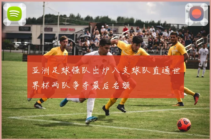 亚洲足球强队出炉八支球队直通世界杯两队争夺最后名额