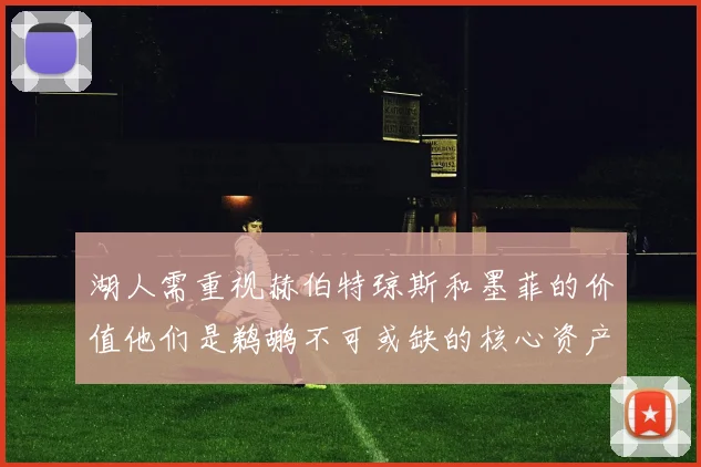 湖人需重视赫伯特琼斯和墨菲的价值他们是鹈鹕不可或缺的核心资产