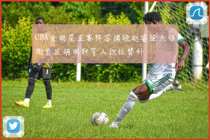 CBA全明星正赛阵容揭晓赵睿徐杰领衔首发胡明轩等人担任替补